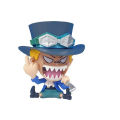 14 Styles Anime One Piece Zoro Luffy Sanji Sitting Figure Toys Robin Nami Brook Chopper 8.5CM PVC Q Version Car Decoration Edit Model. 