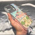 Cartoon Doraemon Crayon Shin-chan Lotso Bear Case Compatible for IPhone 7Plus 14 15 11 12 13 Pro Max 8Plus 7 6 15 8 6S Plus SE 2020 XR X XS Max Luxury Plating Metal Lens Soft Cover. 