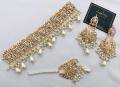 Rawayat Jewellery - Choker Set For Girls - Hyderabadi Choker Set-11 (Pearl) - Jewellery for Girls. 