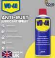 "WD40" Rust Removing Spray - UK Made, 200ml. Rust Remover & Lubricant Spray Anti-Rust & Corrosion Protection. 