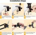 Overhead Scissor Arm Stand Tripod DIY STAND Table Mobile Stand Mobile Holder Flexible Table tripod Stand for Sketching Baking Vlogging Crafting Demo Videos Live Streaming makeup Overhead Product Pictures and Videos for Tiktok Youtube Facebook Instagram. 