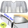 Car Windscreen Windshield Sun Shade Aluminum Foil For Car Sun Visor Foldable Rear Window 127*60cm Best for Suzuki Alto, Cultus, KIA Pecanto , Mehran, Khyber, Core  (Silver). 