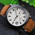New Trending Luxury Analog Quartz Watch Leather Strap Watch For Men & Watch For Boys. 