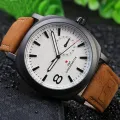 New Trending Luxury Analog Quartz Watch Leather Strap Watch For Men & Watch For Boys. 