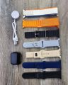 S10 Pro Max Smart Watch 7in1 Straps Smart Watch - 7 Straps Smart Watch Series 9 , Series 10. 