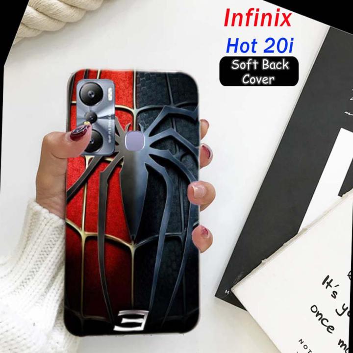 Infinix Hot 20i Back Cover - Spider Man Soft Case