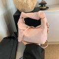 Half-Moon Shape Handbag Compact Casual Style Small Size Shoulder Bag PU Leather Fashionable Design Tote Bag for Traveling Shopping Daily Use Work Casual Outings. 