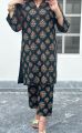 Leaf printed  stitched 2pc dress by Stylixh colletion for women and young girls. 