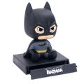 8cm Batman Big Doll Figurine Stand Bobblehead Spring Toy Car Dashboard Decor. 