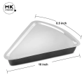 Pizza Pan, Slice Pizza Pan With Steel Lid | Baking Pan | Pizza Pan Baking Tray |  High Quality Pizza Pan Non Stick | Premium Non Stick Pizza Pan | 1PCS. 