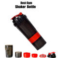 Smart Protein Shaker Bottle for Gym with 2 Storage Extra Compartment 500 ml.. 
