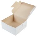 Cake Box Plain 8x8x2.5, Card Board Box For Cookies, Cake Boxes, Donut Boxes, Pastry Boxes (Pack Of 10). 