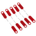 10 Pcs Red sim card tray removal eject pin key tool Moyao. 