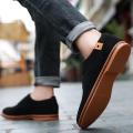 2019 new four seasons men's casual shoes matte men's trend shoes. 