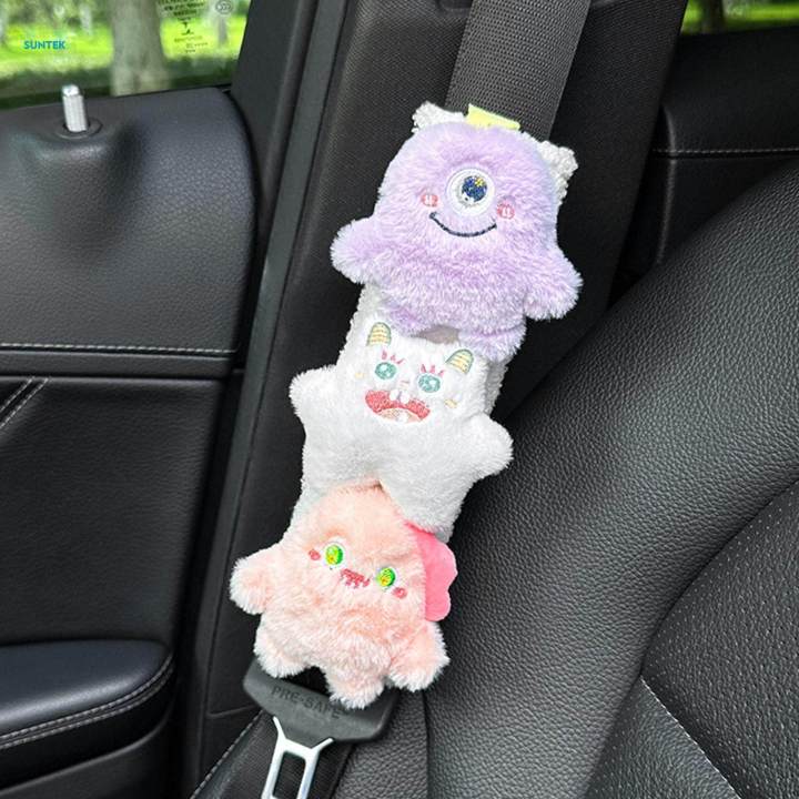 Car Seat Belt Strap Decorations for Kids Adults Women Girls