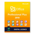 Microsoft Office 2010 Pro Plus Official License Key Lifetime Activation. 