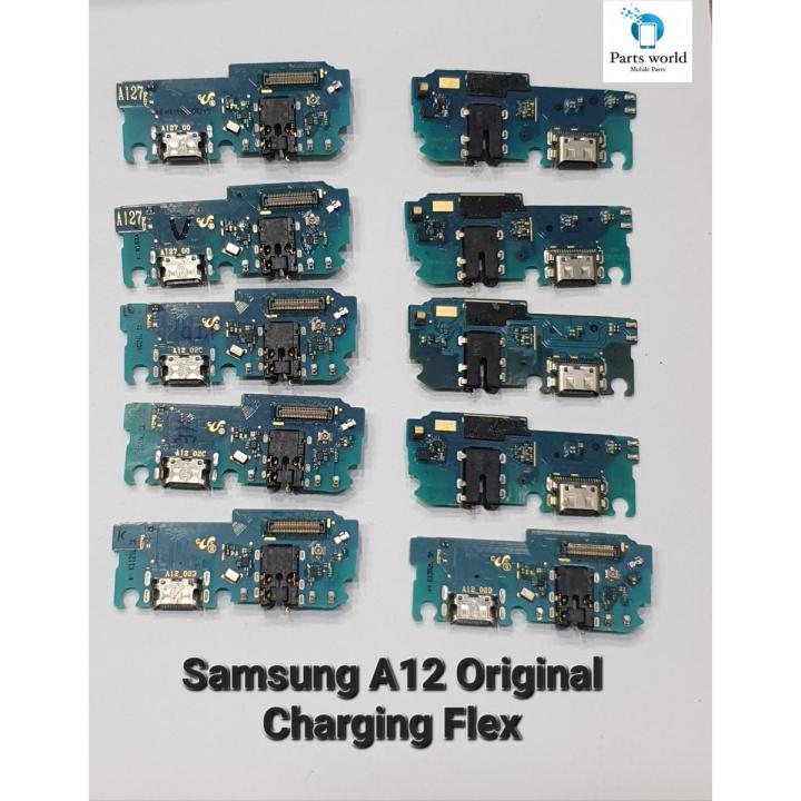 Original Charging Board for Samsung A12 Dock Connector, Flexible Replacement Parts