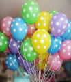 95 Pcs 12 inch Purple Polka Dot Balloons 12 Inch Helium Round Party latex Balloons Kit for Birthday Party. 