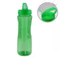 Green Plastic Water Bottle. 