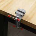 NEW Arrival 3.5" Aluminum Miniature Small Jewelers Hobby Clamp On Table Bench Vise Mini Tool Vice Multi-Functional. 