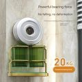 2 Compartments Round Cutlery Holder Utensil Holder Countertop Kitchen Utensil Organizer Spoon Fork Holder Organizer Cutlery Caddy Drying Rack 2 Green Cups with Gold Iron Frame Cooking Utensil Crock Chic. 