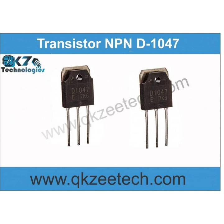 D1047 NPN Transistor Audio Amplifier 140V 15A 100W (Pack of 2)