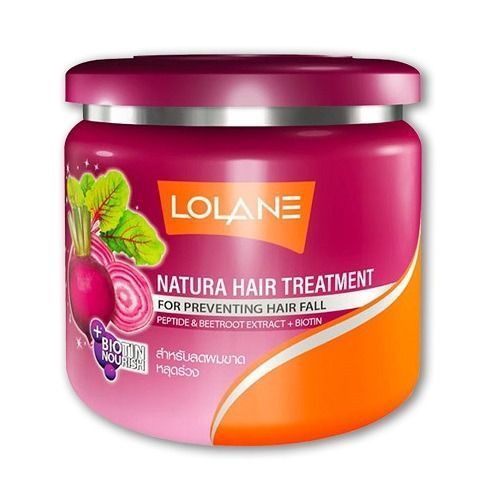 Lolane + Biotin Natural Hair Treatment T For Preventing Hair Fall Mask 100g
