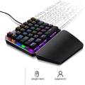 Sades TS-35 One Handed 35 Keys Mechanical RGB Gaming Keyboard. 