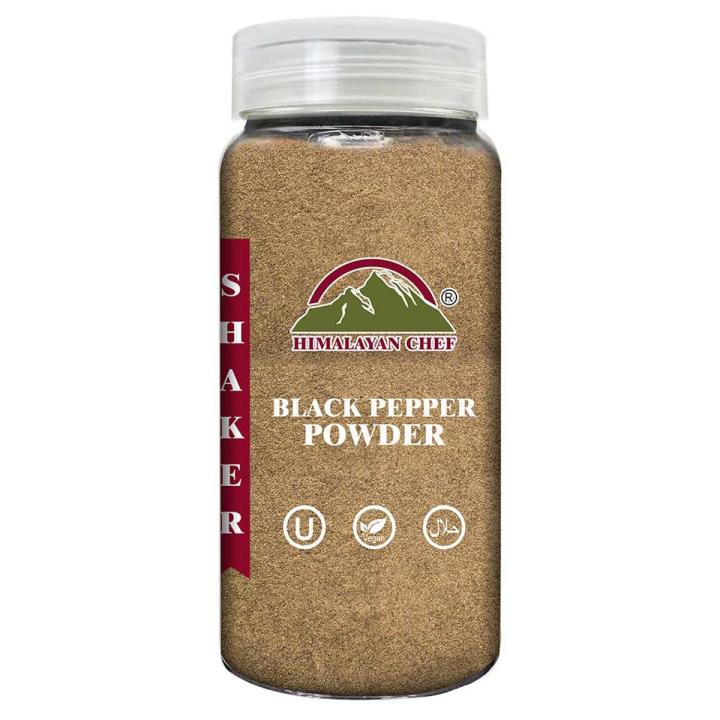 Himalayan Chef Kali Mirch Powder Plastic Shaker - 175G | Black Pepper Powder