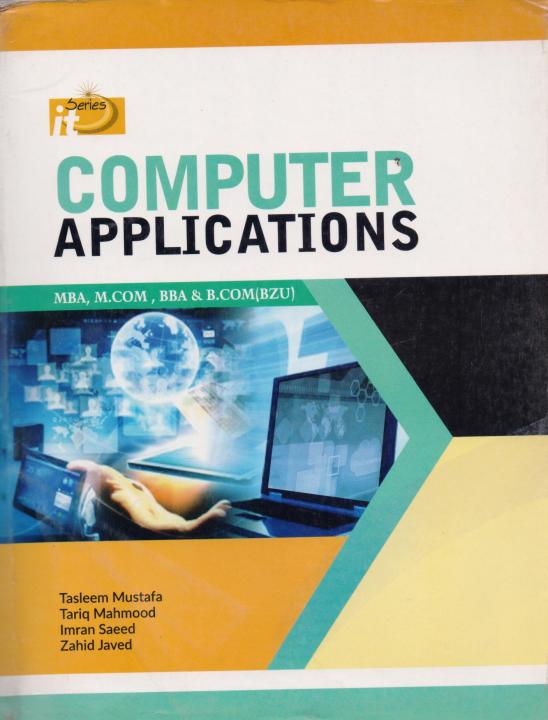 Mustafa Computer It Series Computer Applications by Tasleem Mustafa | Daraz.pk