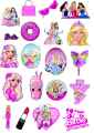 Multiple Barbie Stickers Of Your Choice Available in Single, Pack of 3, 5, 8. 12, 15 Best Quality Aesthetic Cool Stickers For Barbie Girls. 