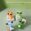 Dragon Eye Popping Squeeze Toy Stress Reliever Hand Novelty  Cute Pinch Toys. 