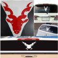 Markhor sticker for car Front & Back mirror  8.9cm x 8cm inch. 