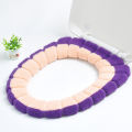 Universal Soft Heated Toilet Seat Mat Set For Home Closestool Mat Seat Case Warmer Toilet Lid Cover Bathroom Products. 