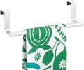 Over-The-Cabinet Towel Rack Bar for Kitchen or Bathroom Cabinets. 