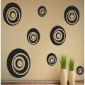 WallsArtstore Multiple Colourfull Circle wall circle Stickers wall decoration circles pvc wall decor sticker wall circles. 