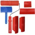 Wood Grain Tool Set, 6Pcs 7 inch Graining Painting Tool Wood Texture Paint Roller Wood Pattern Tools for Wall Room Art. 