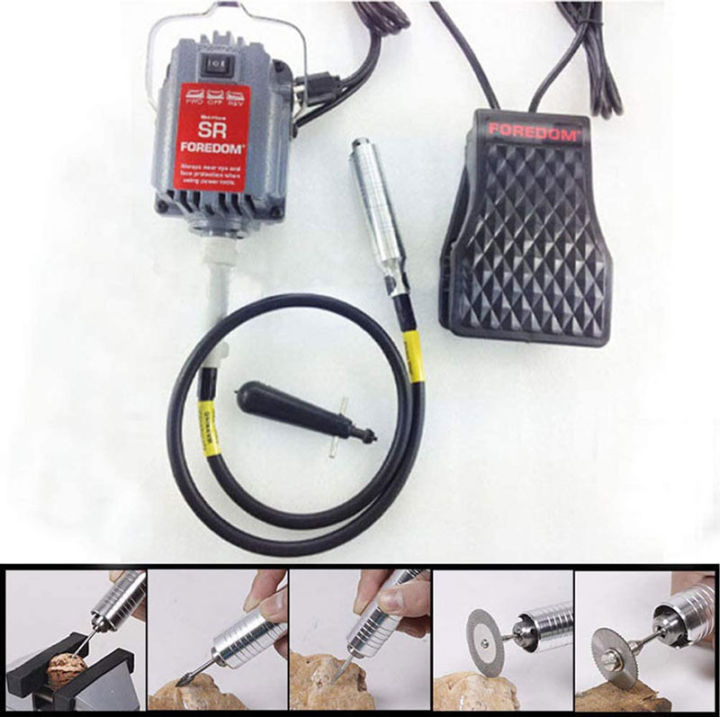 FOREDOM%20Flexible%20Shaft%20Rotary%20Tool%20Machine%20Kit%20%E2%80%93%20SR%20Motor%20+%20Foot%20Pedal%20+%20Handpiece%20-%20Image%203