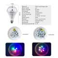 Pack Of 1, 2, 3 Colorful RGB LED Light Bulb Rotating Bulb E27 Color Change Rotating Flash Lamp. 