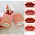 4 Pcs Lip gloss korean Lipstick Set Makeup Daily Use Women for Profession Use Matte Long Lasting Lip Gloss Makeup Cosmetic for Makeup, Beautification and Lip Contour. 