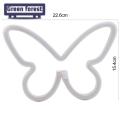 Green forest LED Neon Sign er Free erfly Shaped Neon Sign Lamp Wall Ornament. 