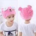 NYT Microfiber Hair Dry Cap Big Eyes Shower Cap Quick-Drying Hair Hat Bath Wrapped Towel For Women Kids Bathroom Accessories. 