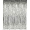 Silver Foil Curtains , size 6 Feet Length & 3 Feet Width  , Best for Birthday , Wedding , Engagement , Bridal Shower , Baby Shower and Anniversary parties Back drop Decorations. 