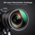 K&F_ Concept 37mm Variable ND Filter ND2-ND32 Camera Lens Filter (1-5 Stops) No X Cross HD Neutral Density Filter with 28 Multi-Layer Coatings Waterproof. 