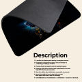Gaming Mouse Pad Premium  8" x 6.5  Thick Non-Slip Rubber Base, Smooth Cloth Surface for Precision Control - Tozistore. 