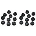 20Pcs Guitar Knobs Amplifier Amp Knob Bass Tone Volume Knobs for Guitarra Brass. 