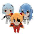 25cm Ayanami Rei Plush Toy Doll Cartoon Anime Plush Toy Kawaii Evangelion Plush Doll EVA Soft Stuffed Room Decor Kid Xmas Gifts. 