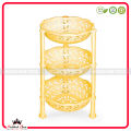 Vegetable Kitchen Corner Rack Storage Stand Plastic Frame (Large Size). 