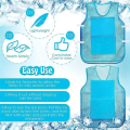 Cooling Vest Summer Cooling Clothes Ice Vest Cool Sunstroke Protective Clothes Reusable Ice Vest for Running. 