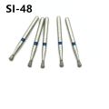 【Aesth Diary Store】Dental Diamantboor Boor Polijsten Smoothing Enkele Omgekeerde Type Tandarts Gereedschap SI-48. 